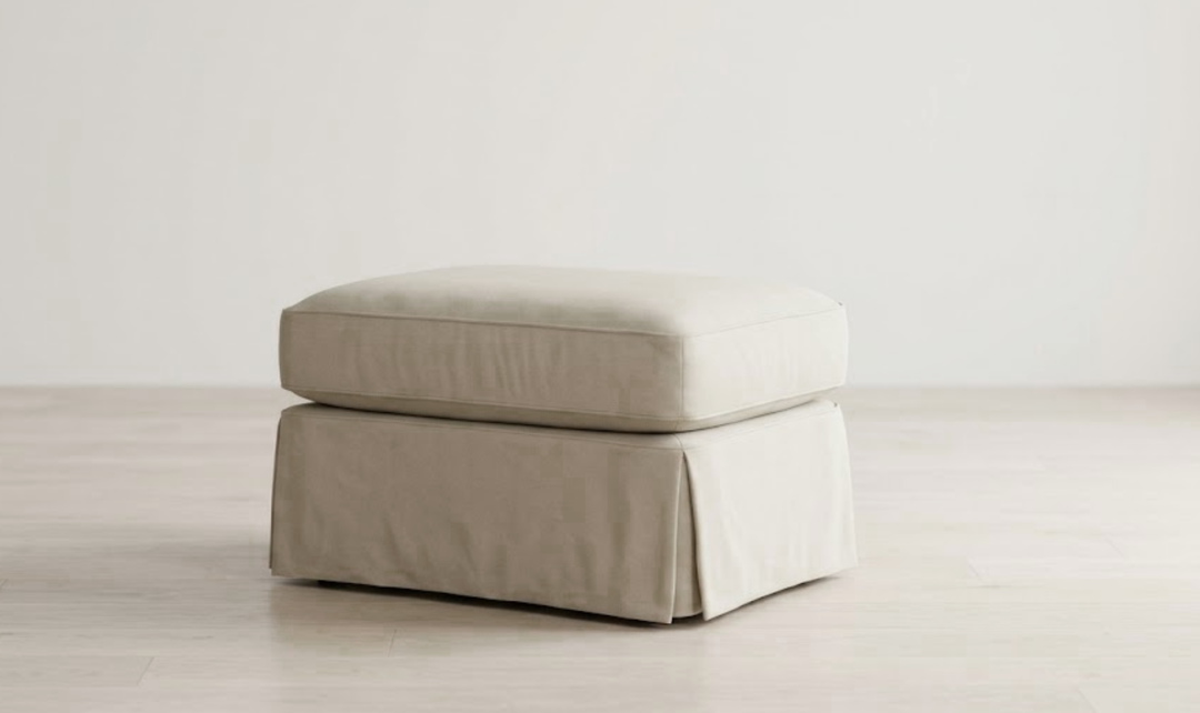 Klaussner Jenny Upholstery Slipcover Ottoman-Jennifer Furniture
