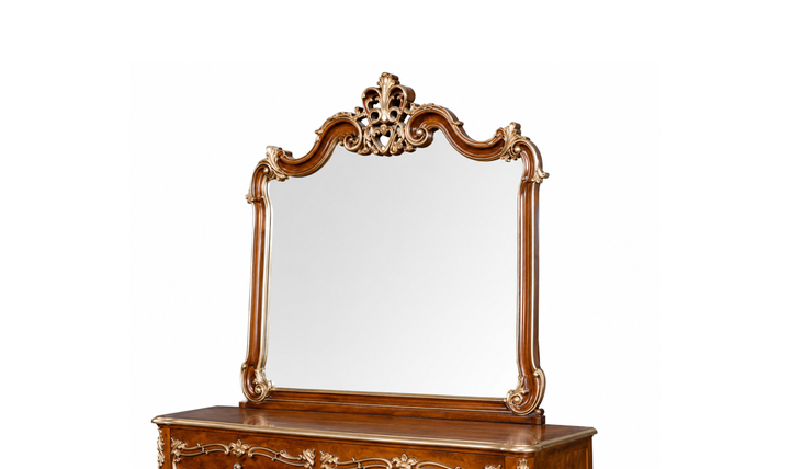 Klaussner Juliet Traditional Luxury Bedroom Mirror with Ornate Wood Frame - jennifer furniture