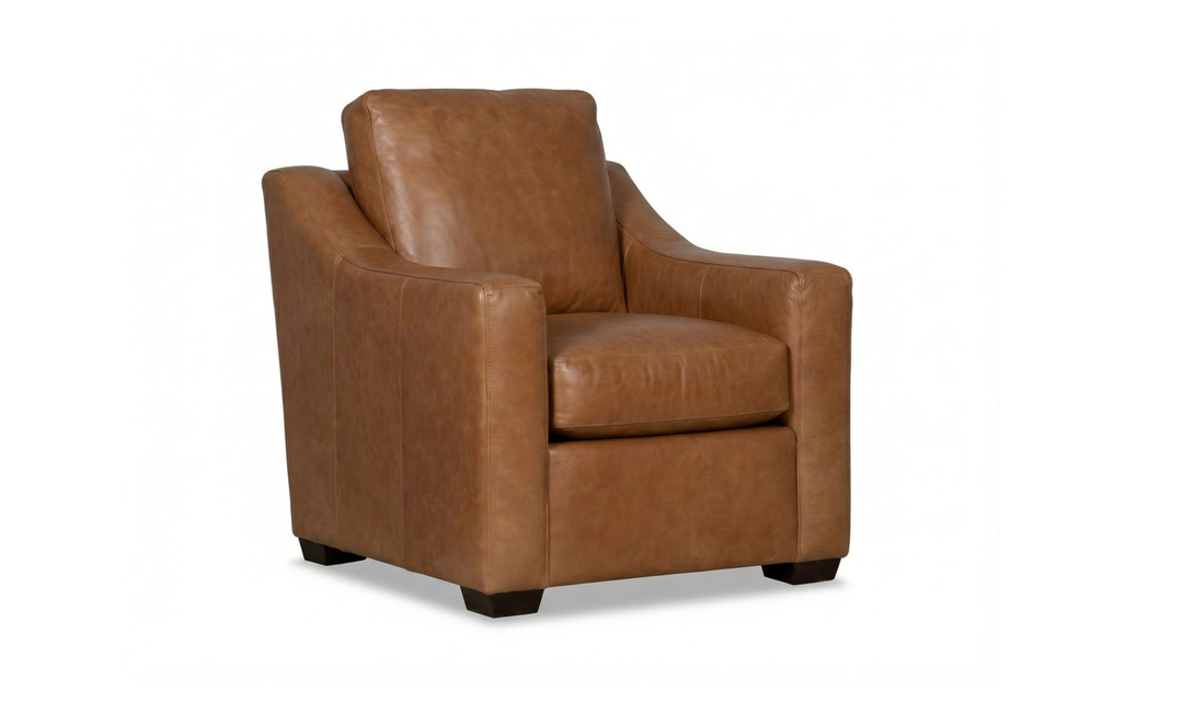 Klaussner Karson Accent Chair With Slope Arms-Jennifer Furniture