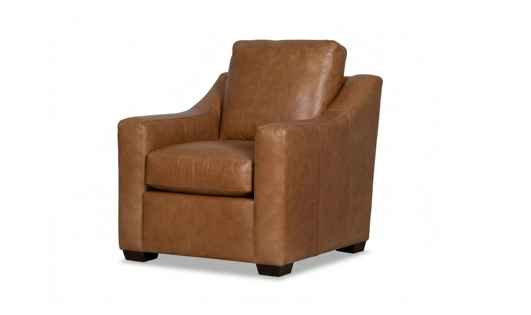 Klaussner Karson Accent Chair With Slope Arms-Jennifer Furniture