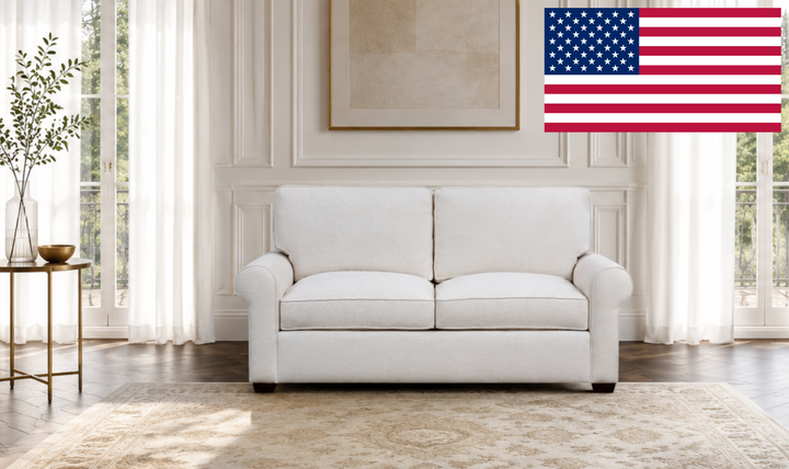 Klaussner Kate Queen Sleeper Sofa With Rolled Arms