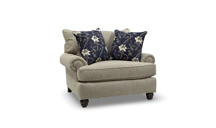 Klaussner Kensington Fabric Transitional Living Room Set - Jennifer Furniture