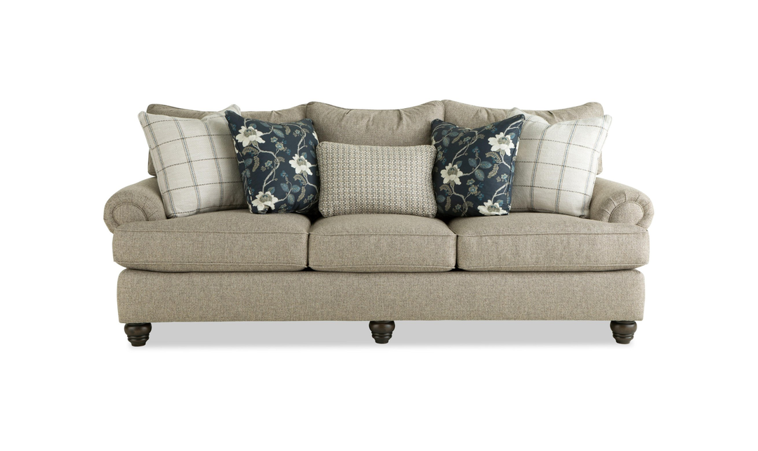 Klaussner Kensington Fabric Transitional Living Room Set - Jennifer Furniture