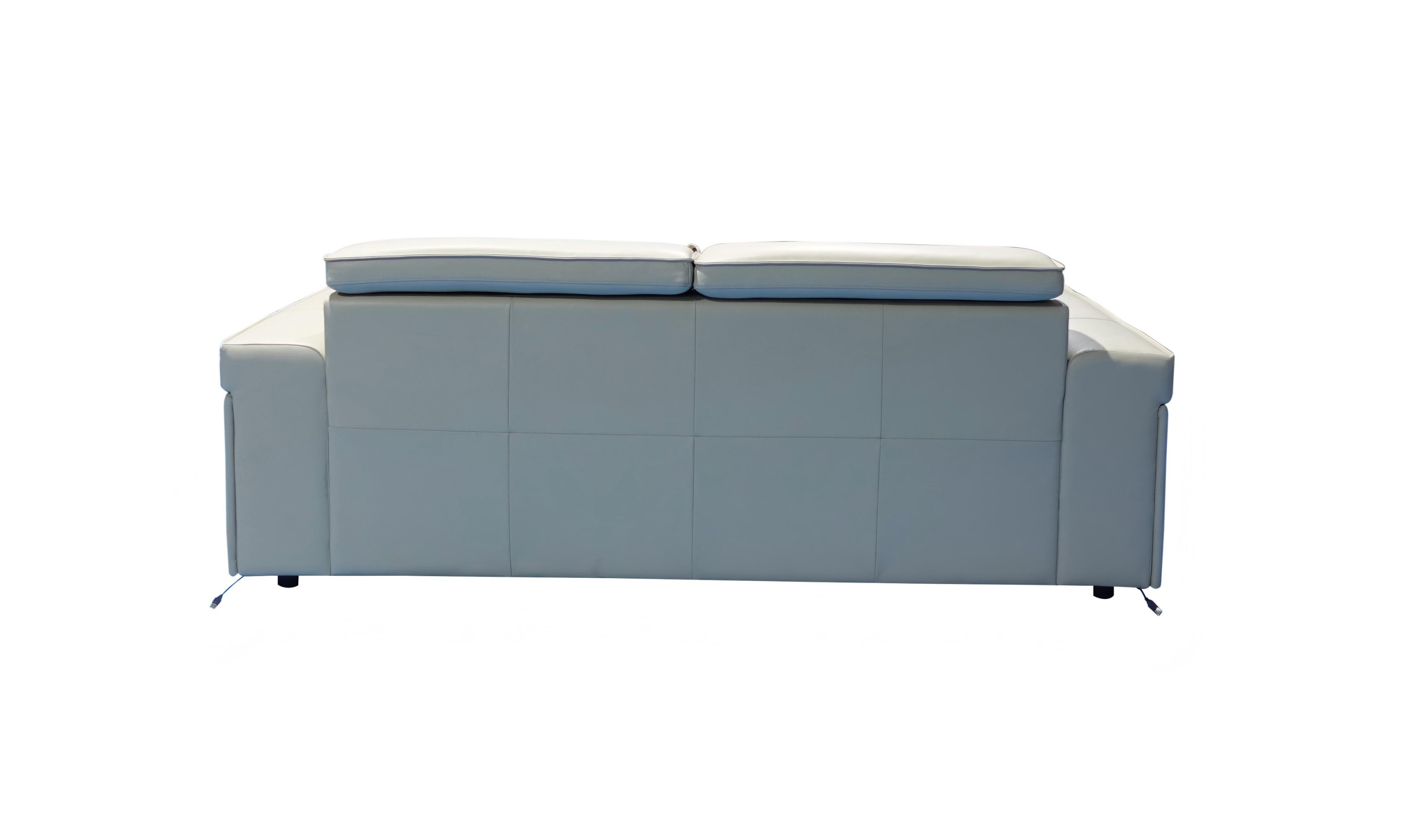 Klaussner Leonardo Queen Leather Sleeper Sofa with Storage