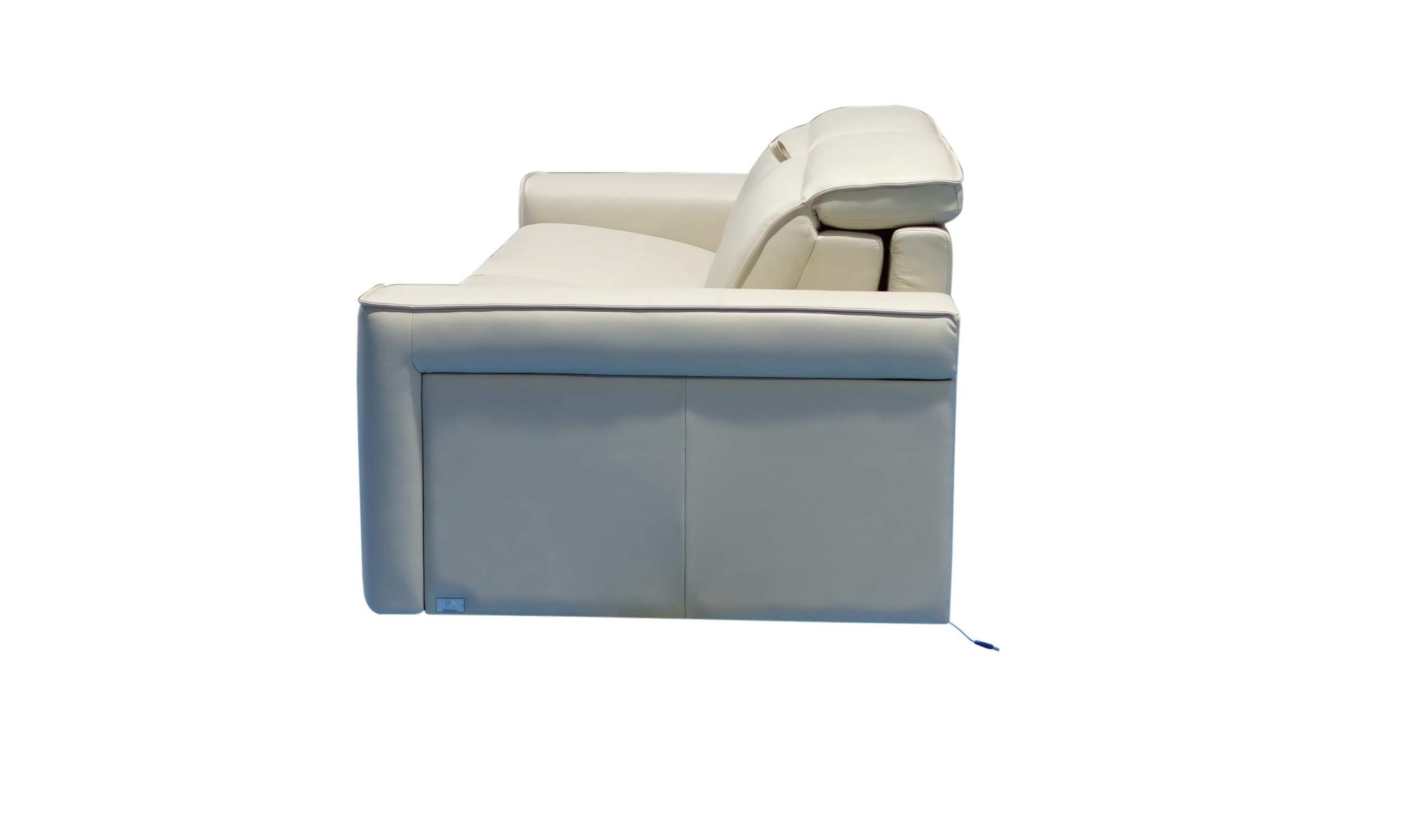 Klaussner Leonardo Queen Leather Sleeper Sofa with Storage