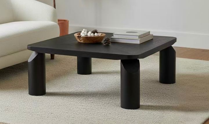 Klaussner Livello Brown Coffee Table-jennifer