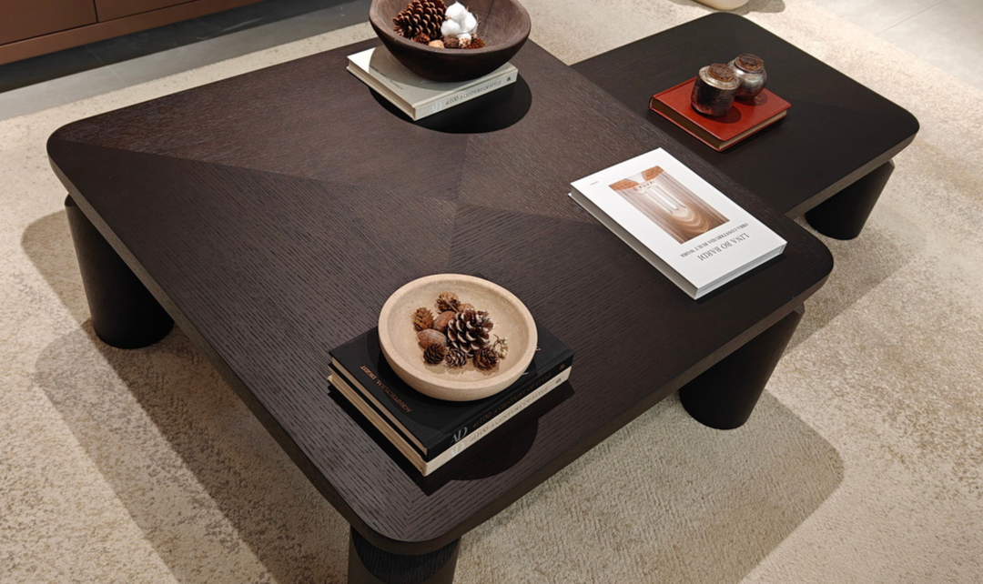 Klaussner Livello Brown Coffee Table-jennifer