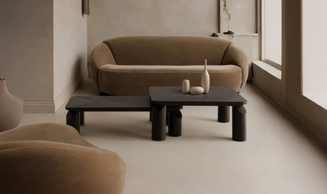 Klaussner Livello Brown Coffee Table-jennifer