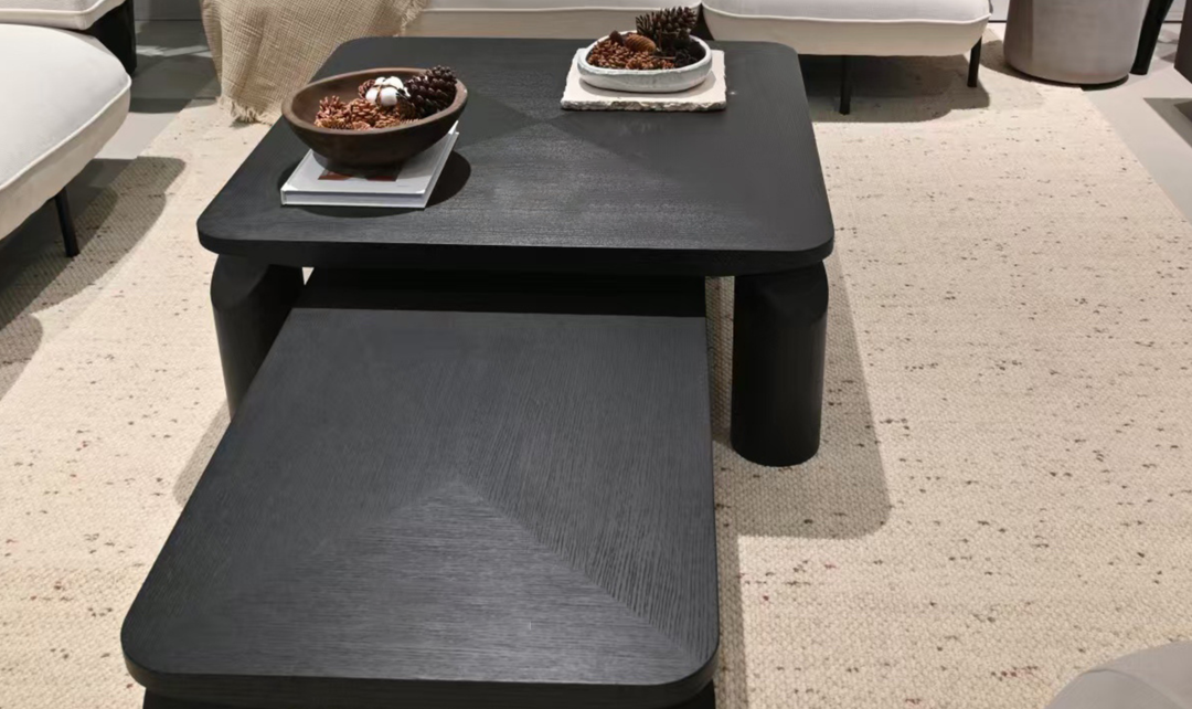Klaussner Livello Brown Coffee Table-jennifer