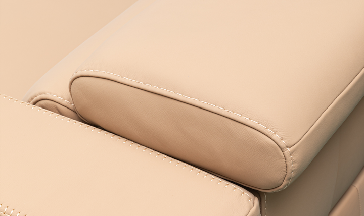 Klaussner Luca Leather Power Reclining Living Room Set in Camel