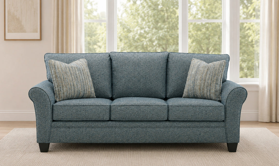 Klaussner Norwood Fabric 3 Seater Sofa with Accent Pillow-Jennifer furniture