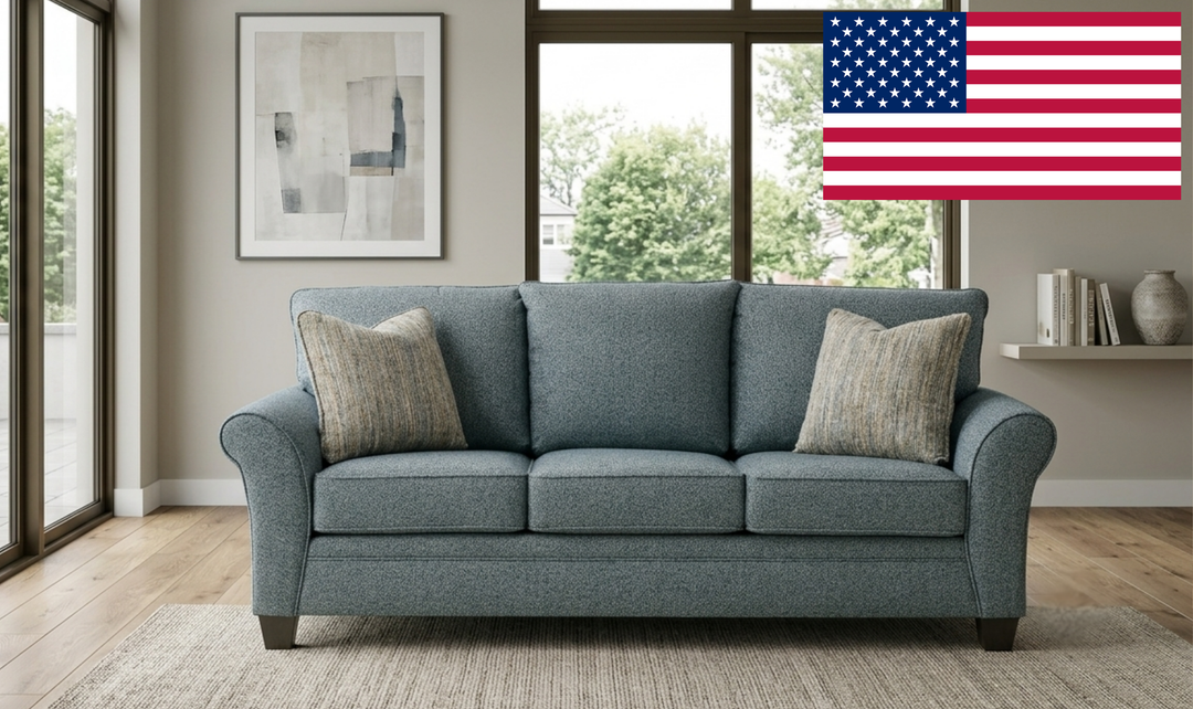 Klaussner Norwood Fabric 3 Seater Sofa with Accent Pillow-Jennifer furniture