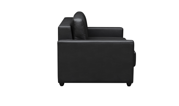 Klaussner Cuddle Queen Leather Sleeper Sofa With Cloud Fold Function