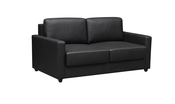 Klaussner Cuddle Queen Leather Sleeper Sofa With Cloud Fold Function
