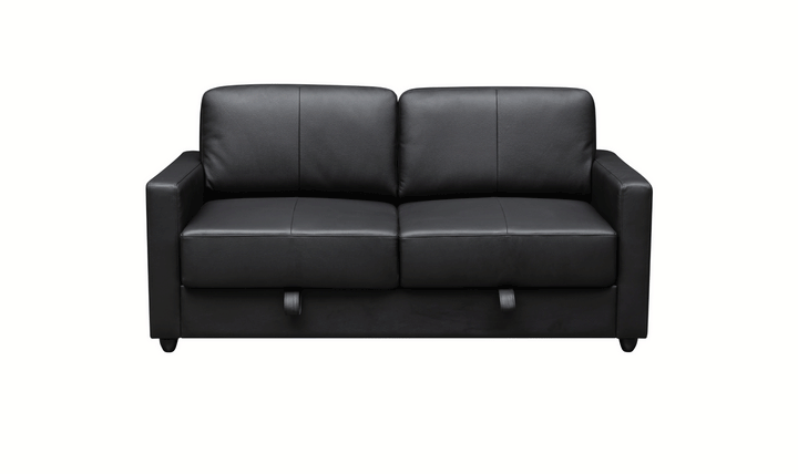 Klaussner Cuddle Queen Leather Sleeper Sofa With Cloud Fold Function