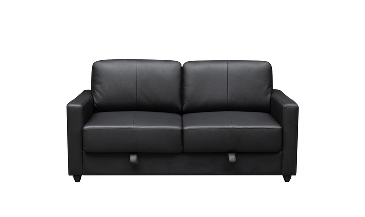 Klaussner Cuddle Queen Leather Sleeper Sofa With Cloud Fold Function