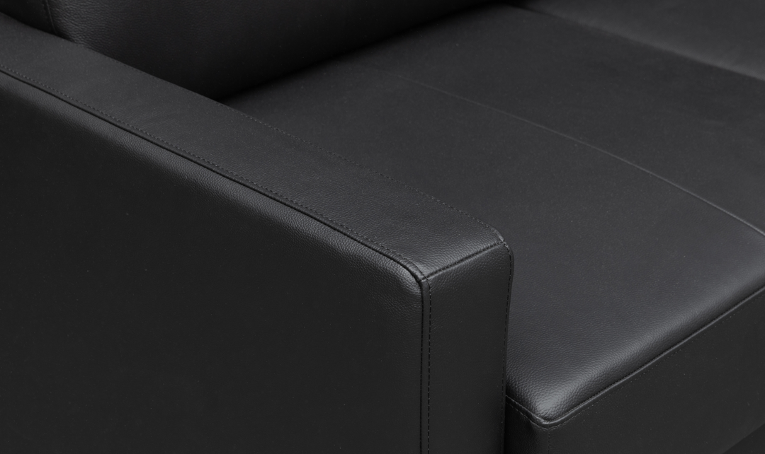 Klaussner Cuddle Queen Leather Sleeper Sofa With Cloud Fold Function
