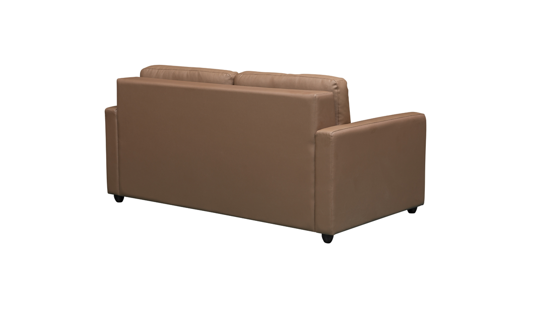 Klaussner Cuddle Queen Leather Sleeper Sofa With Cloud Fold Function