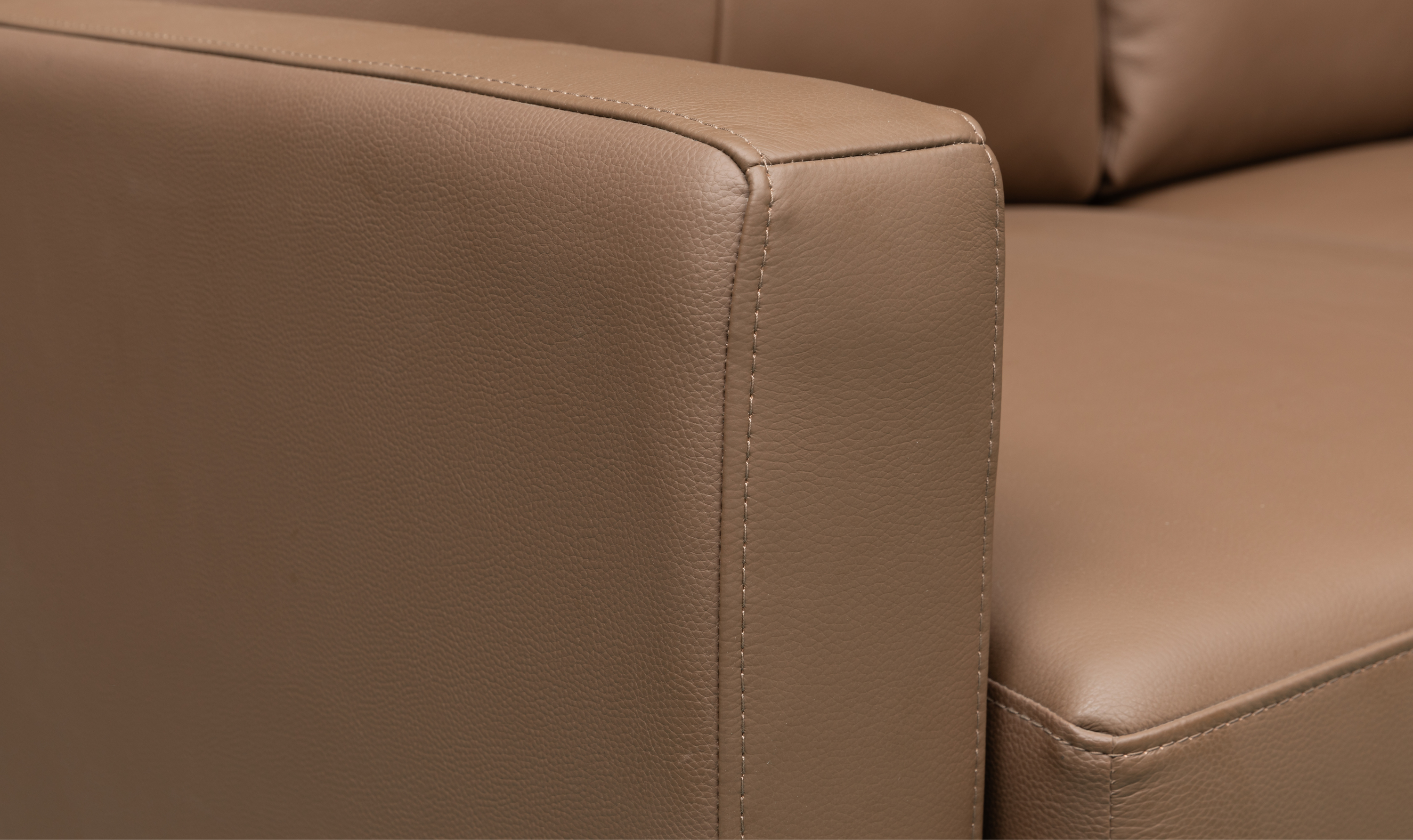 Klaussner Cuddle Queen Leather Sleeper Sofa With Cloud Fold Function
