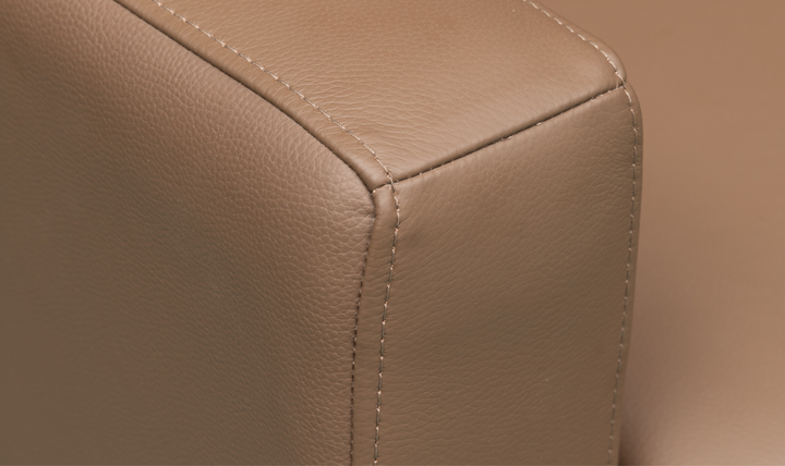 Klaussner Cuddle Queen Leather Sleeper Sofa With Cloud Fold Function