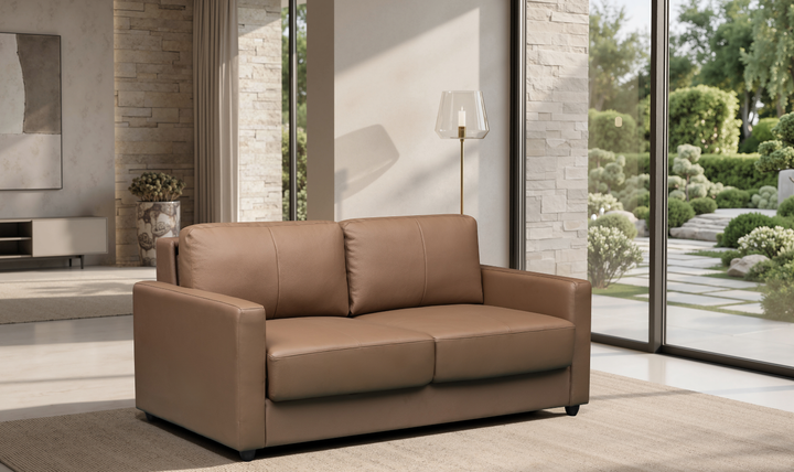 Klaussner Nova Leather Queen Sleeper Sofa with Cloud Fold Mechanism-Jennifer Furniture