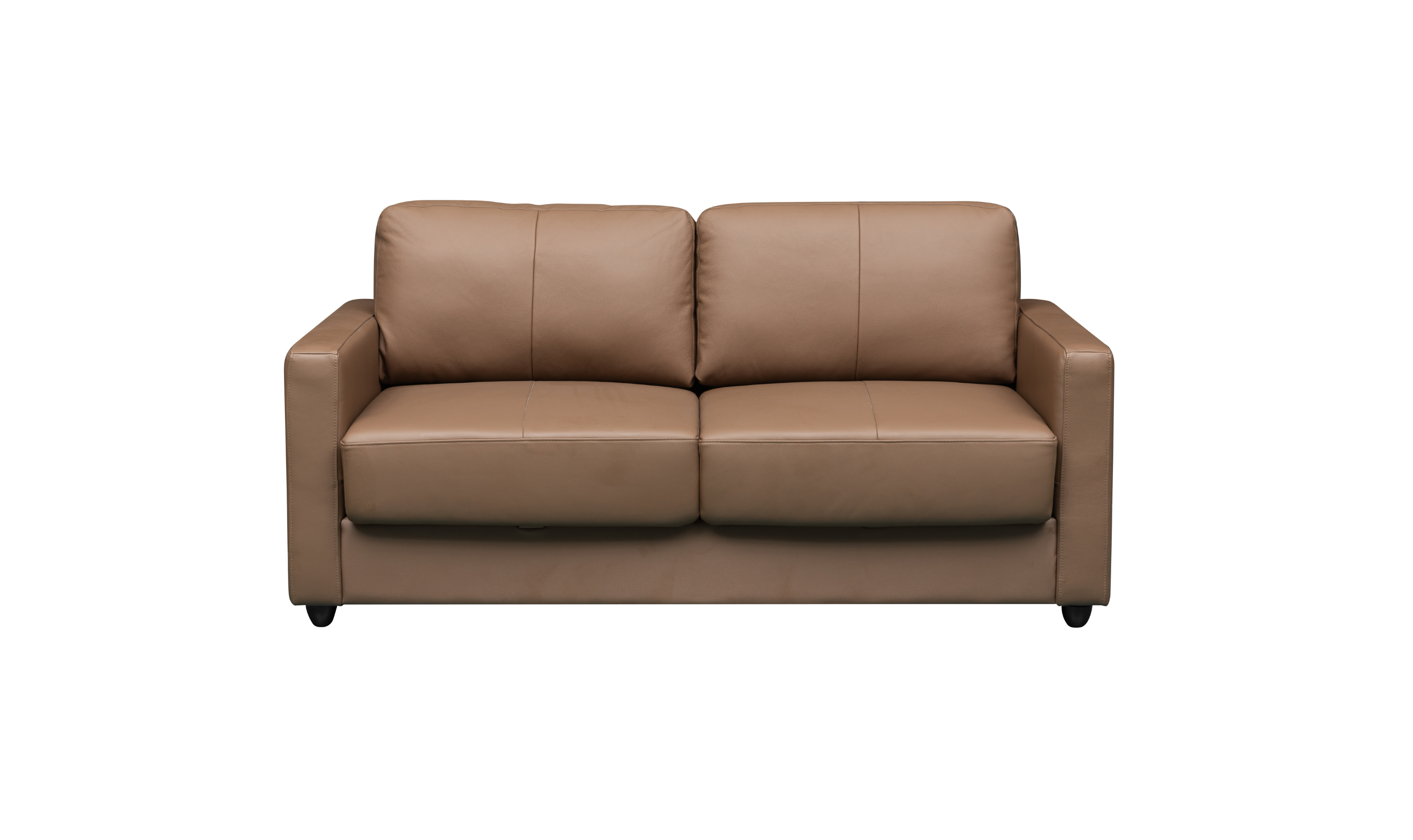 Klaussner Cuddle Queen Leather Sleeper Sofa With Cloud Fold Function