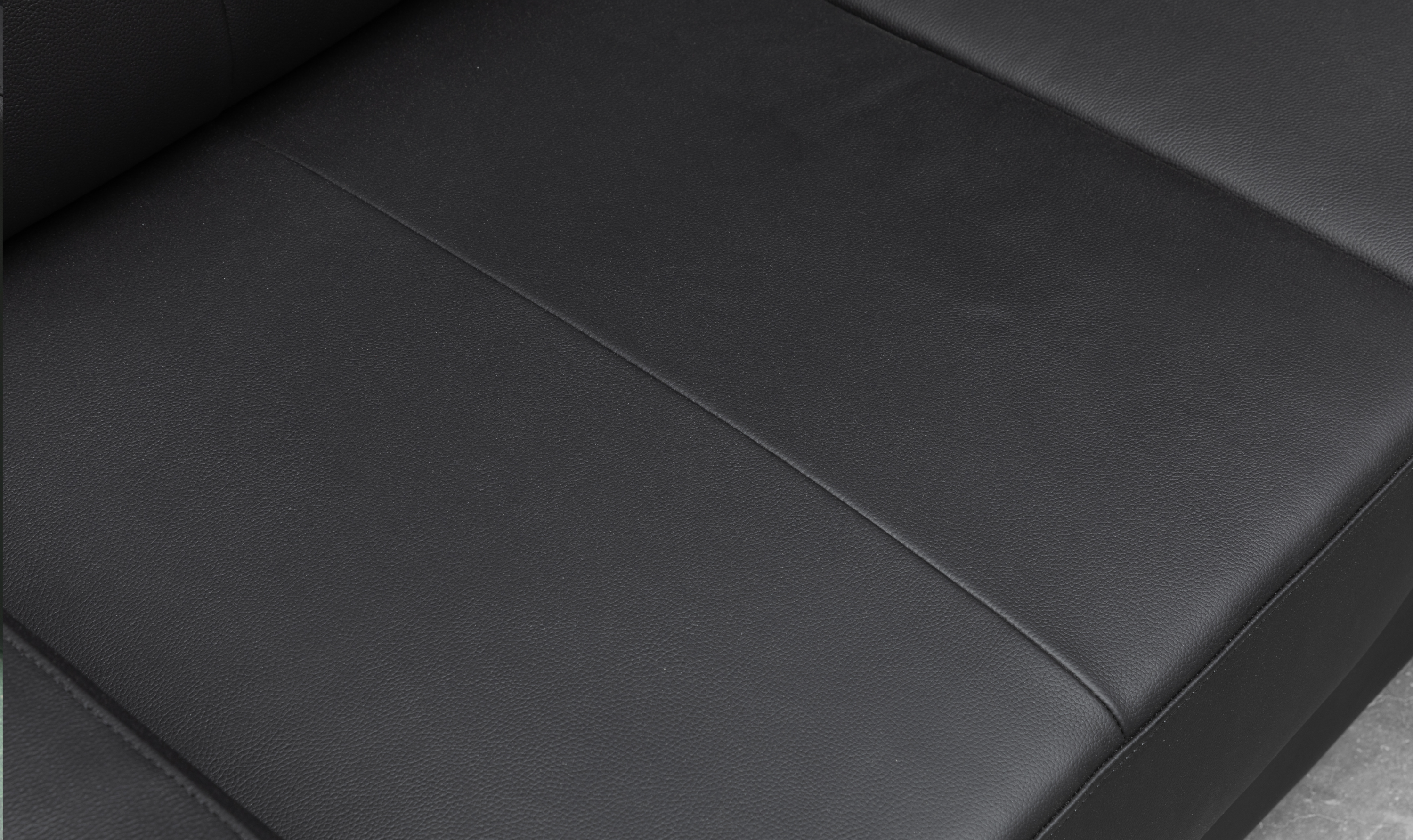Klaussner Cuddle Queen Leather Sleeper Sofa With Cloud Fold Function