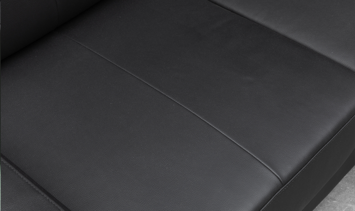 Klaussner Cuddle Queen Leather Sleeper Sofa With Cloud Fold Function