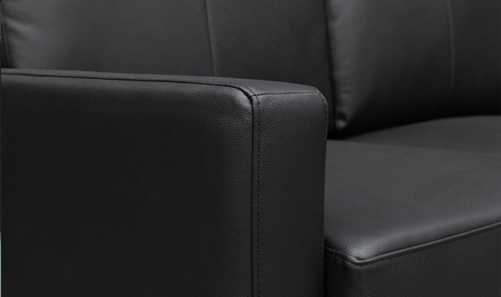Klaussner Cuddle Queen Leather Sleeper Sofa With Cloud Fold Function