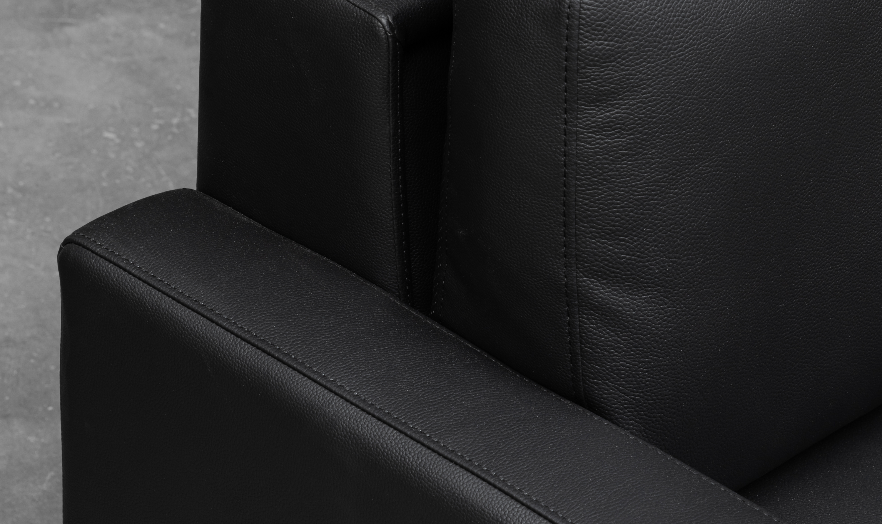 Klaussner Cuddle Queen Leather Sleeper Sofa With Cloud Fold Function