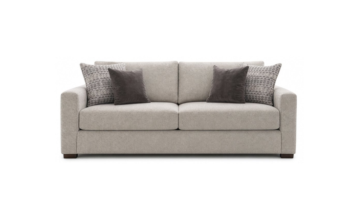 Klaussner Novato Fabric Sofa with Track Arms