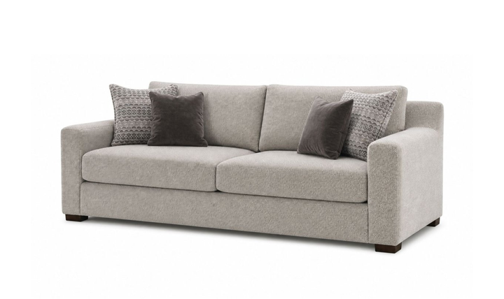 Klaussner Novato Fabric Sofa with Track Arms