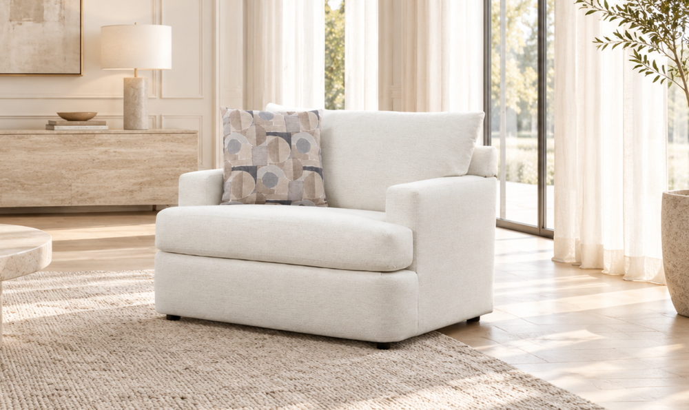 Klaussner Oliver Chair and a Half-Junnifer Furniture