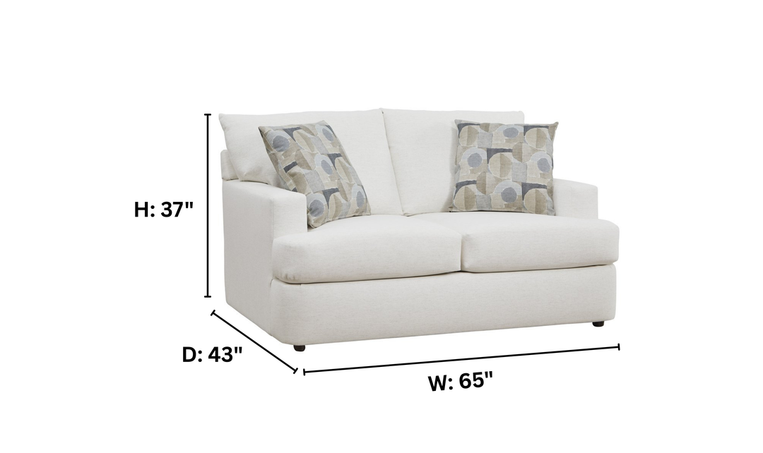 Klaussner Oliver Loveseat-Jenniferfurniture