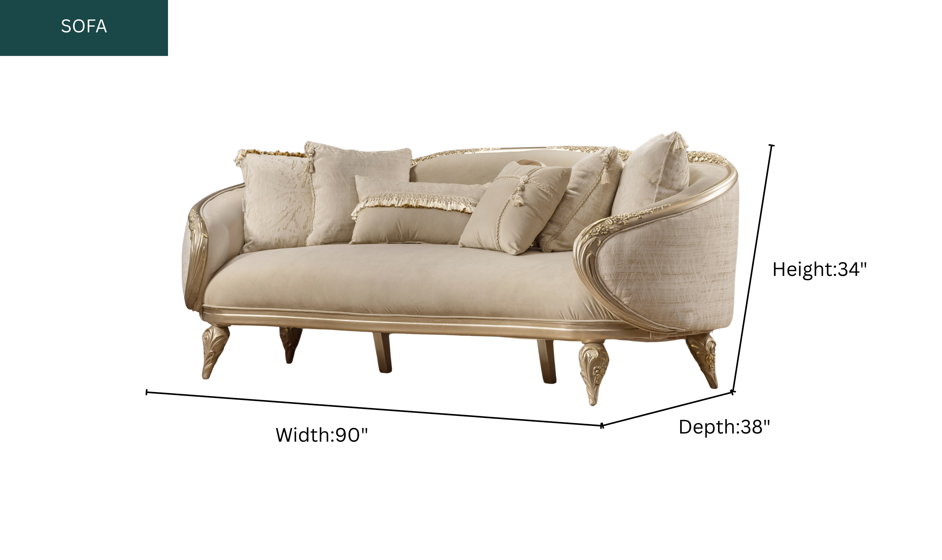 Klaussner Orchid Living Room Set-Jennifer Furniture