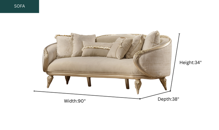 Klaussner Orchid Living Room Set-Jennifer Furniture