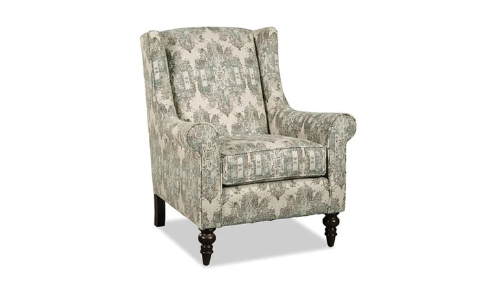 Klaussner Parkston Fabric Accent Chair with Tall Wingback Design_jennifer Furniture