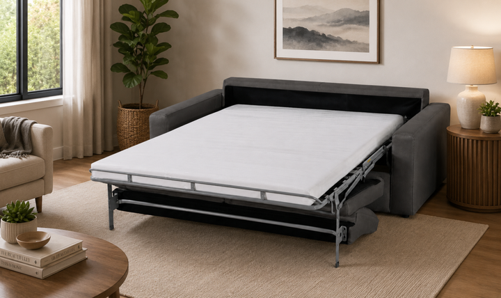 Klaussner Placido Queen Leather Sleeper Sofa