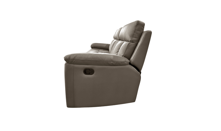 Klaussner Raffinato Manual Reclining Leather Loveseat - Jennifer Furniture