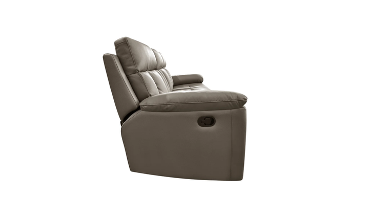 Klaussner Raffinato Manual Reclining Leather Sofa-Jennifer
