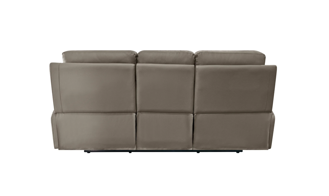 Klaussner Raffinato Manual Reclining Leather Sofa-Jennifer