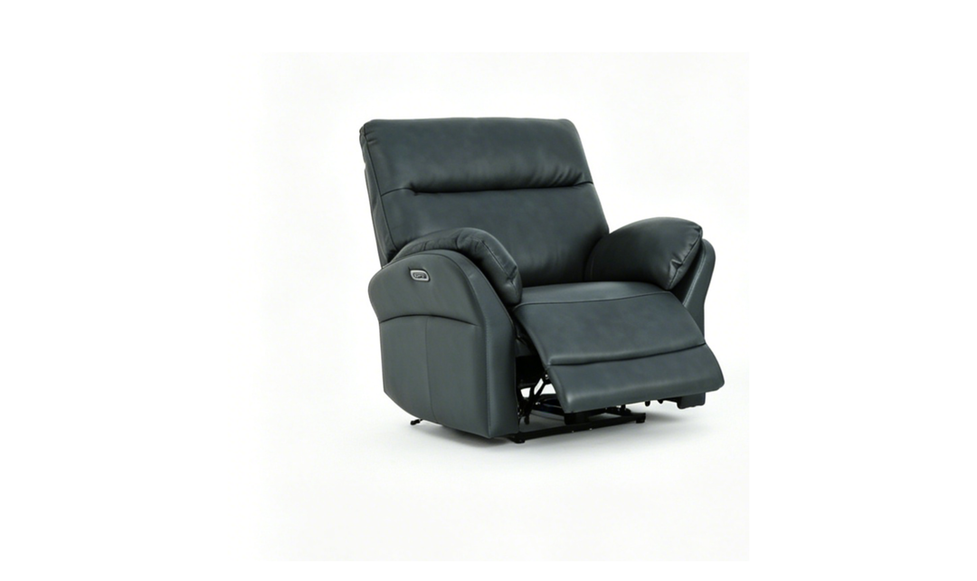 Klaussner Ravello Leather Reclining Living Room Set with USB Port