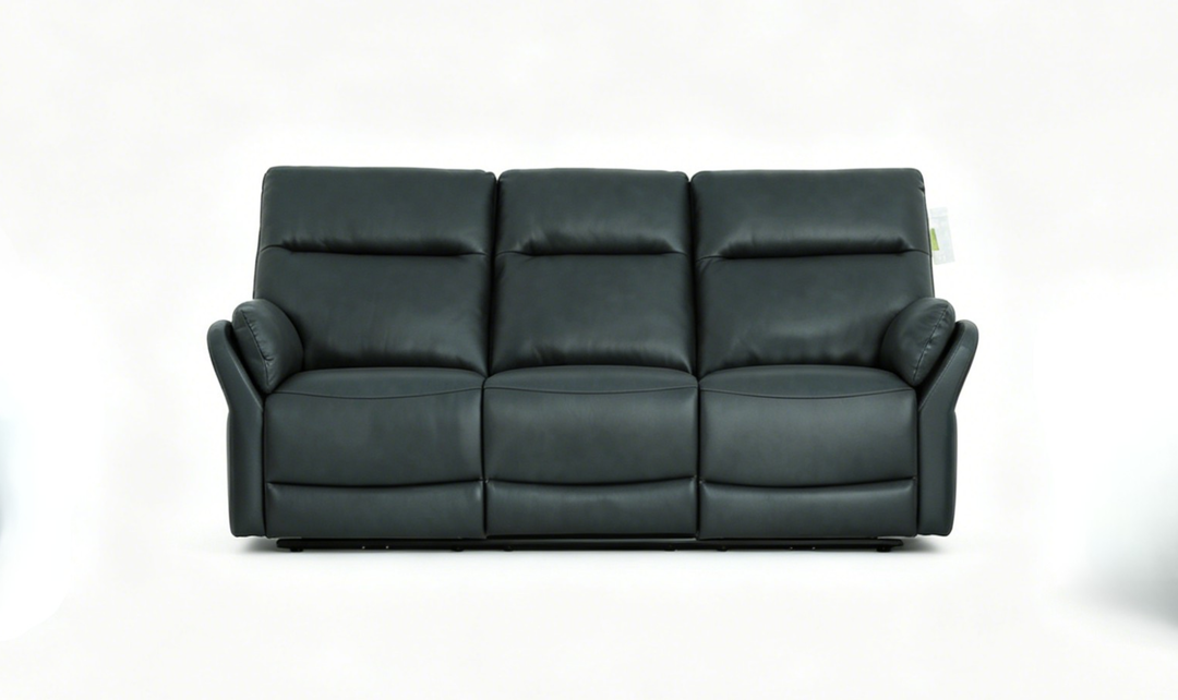 Klaussner Ravello Leather Reclining Sofa with USB Port-Jennifer Furniture