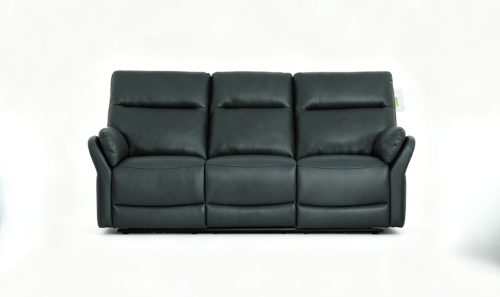 Klaussner Ravello Leather Reclining Sofa with USB Port-Jennifer Furniture