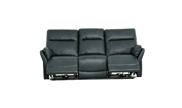 Klaussner Ravello Leather Reclining Sofa with USB Port