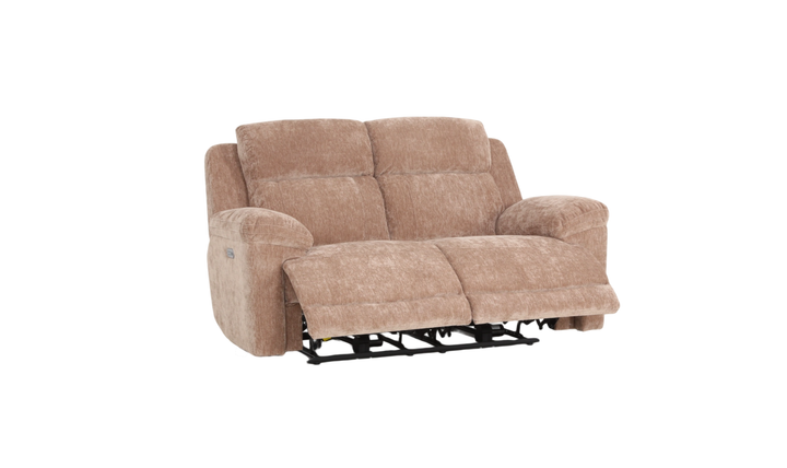 Klaussner Ridgewood Fabric Power Reclining Loveseat-Jennifer Furniture