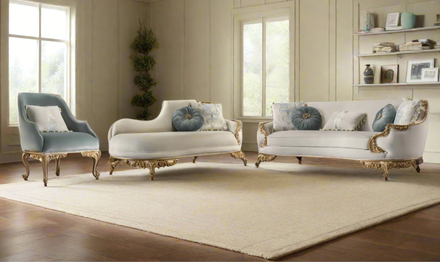 Klaussner San Diego Mastercrafted Living Room Set-Jennifer Furniture