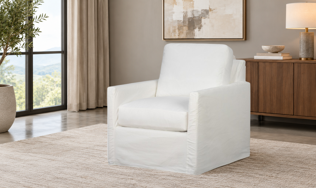 Klaussner Savannah Accent Chair with Flared Track Arms-Jenniferfurniture