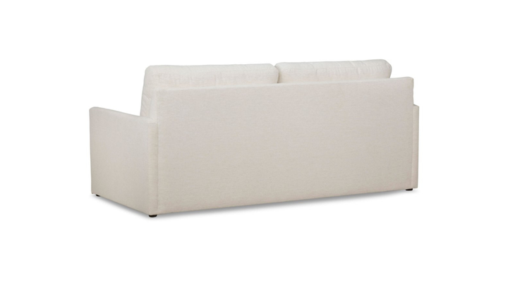 Klaussner Savannah Modern Square Arms Sofa (Fabric/Leather)- Jennifer furniture