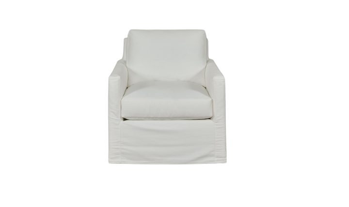 Klaussner Savannah Slipcover Accent Chair with Flared Track Arms-Jenniferfurniture